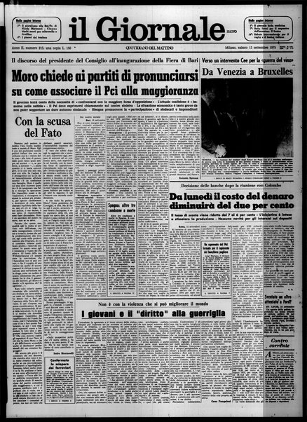 Il giornale nuovo : quotidiano del mattino